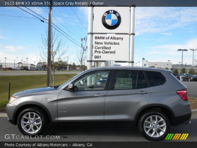 2012 BMW X3 xDrive 35i in Space Gray Metallic