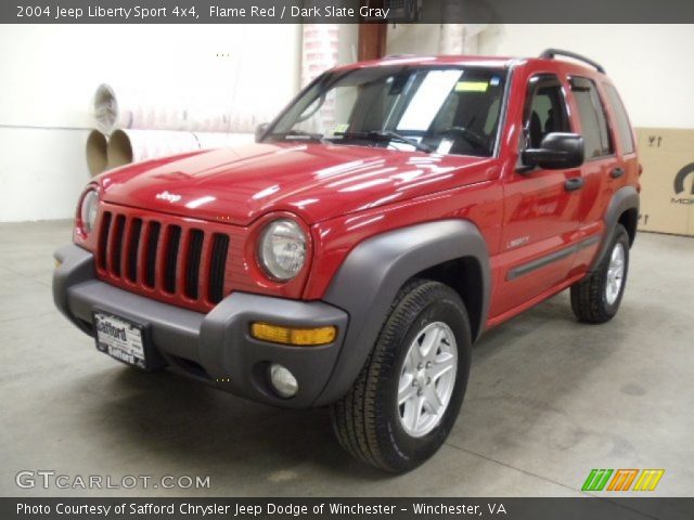 2004 Jeep Liberty Sport 4x4 in Flame Red