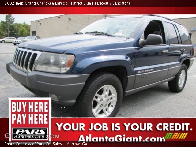 2002 Jeep Grand Cherokee Laredo in Patriot Blue Pearlcoat