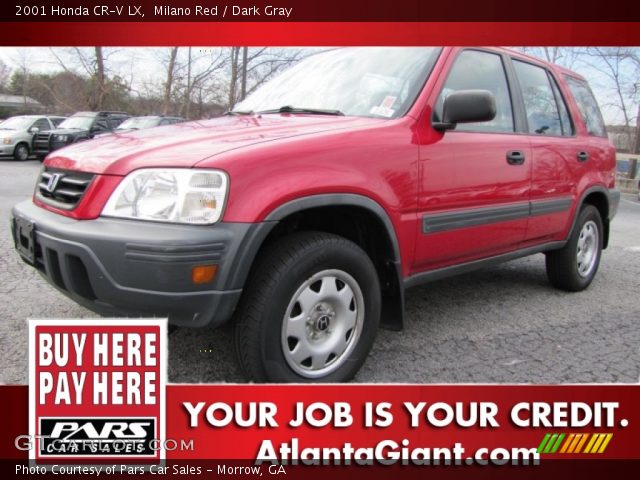 2001 Honda CR-V LX in Milano Red