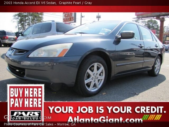 2003 Honda Accord EX V6 Sedan in Graphite Pearl