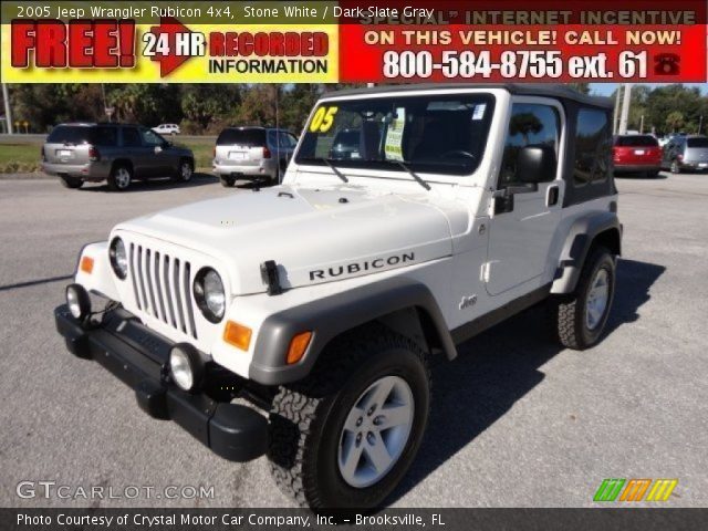 2005 Jeep Wrangler Rubicon 4x4 in Stone White