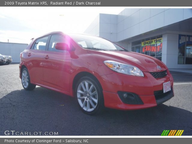 2009 Toyota Matrix XRS in Radiant Red