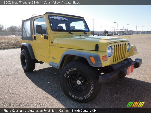 2002 Jeep Wrangler SE 4x4 in Solar Yellow
