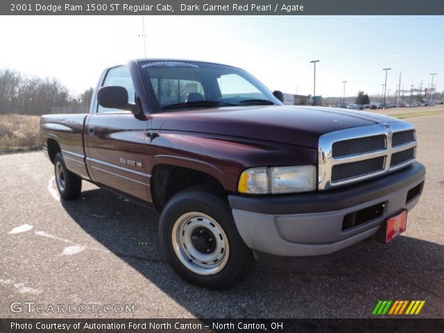 2001 Dodge Ram 1500 ST Regular Cab in Dark Garnet Red Pearl