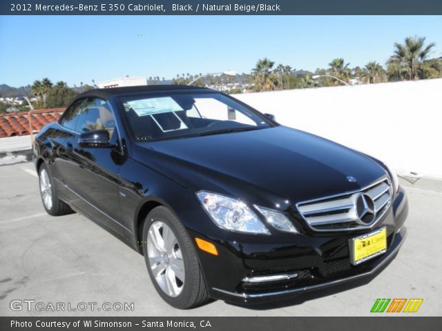2012 Mercedes-Benz E 350 Cabriolet in Black