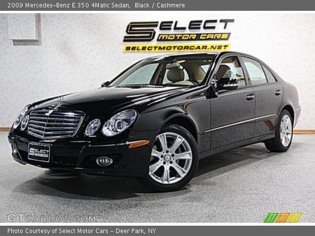2009 Mercedes-Benz E 350 4Matic Sedan in Black