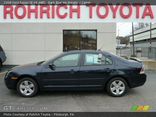 2008 Ford Fusion SE V6 AWD in Dark Blue Ink Metallic