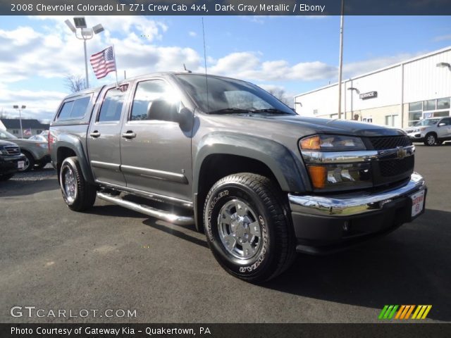 2008 Chevrolet Colorado LT Z71 Crew Cab 4x4 in Dark Gray Metallic