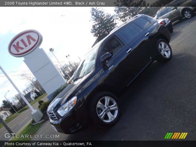 2008 Toyota Highlander Limited 4WD in Black