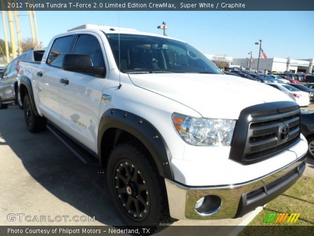 2012 Toyota Tundra T-Force 2.0 Limited Edition CrewMax in Super White