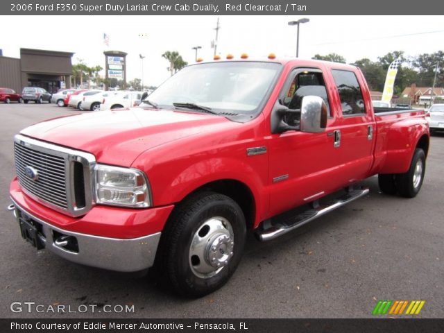 2006 Ford F350 Super Duty Lariat Crew Cab Dually in Red Clearcoat