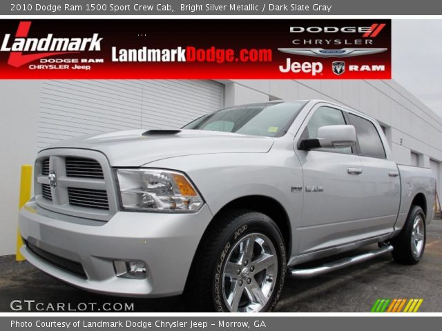 2010 Dodge Ram 1500 Sport Crew Cab in Bright Silver Metallic