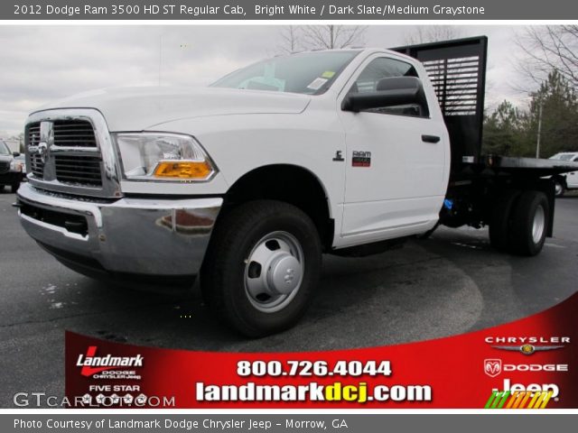 2012 Dodge Ram 3500 HD ST Regular Cab in Bright White