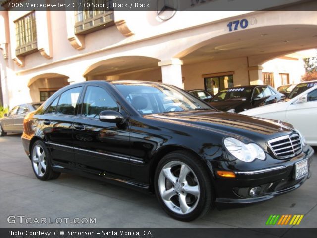 2006 Mercedes-Benz C 230 Sport in Black