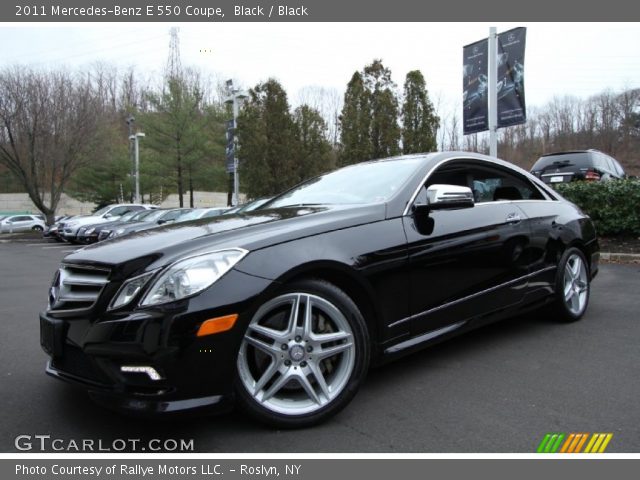 2011 Mercedes-Benz E 550 Coupe in Black