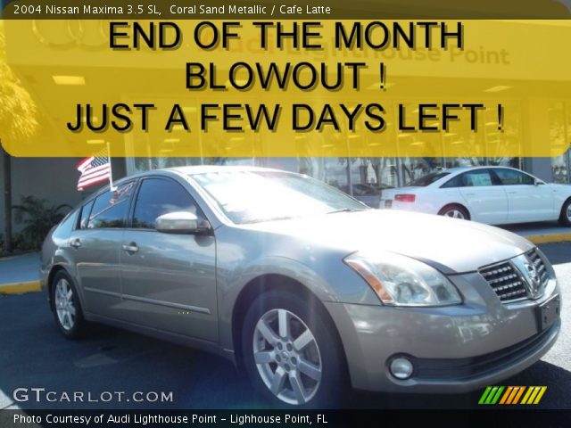 2004 Nissan Maxima 3.5 SL in Coral Sand Metallic