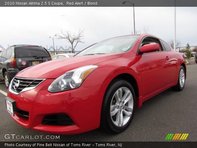 2010 Nissan Altima 2.5 S Coupe in Red Alert