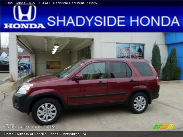 2005 Honda CR-V EX 4WD in Redondo Red Pearl