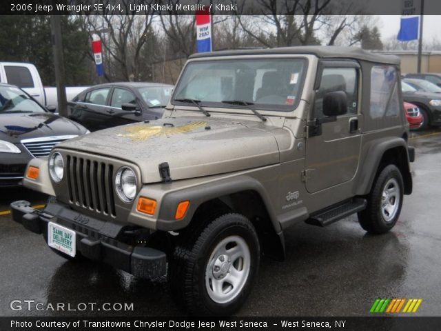 2006 Jeep Wrangler SE 4x4 in Light Khaki Metallic