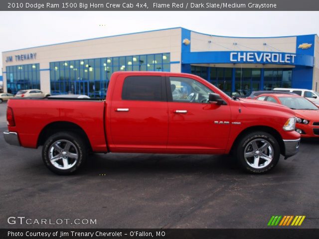 2010 Dodge Ram 1500 Big Horn Crew Cab 4x4 in Flame Red
