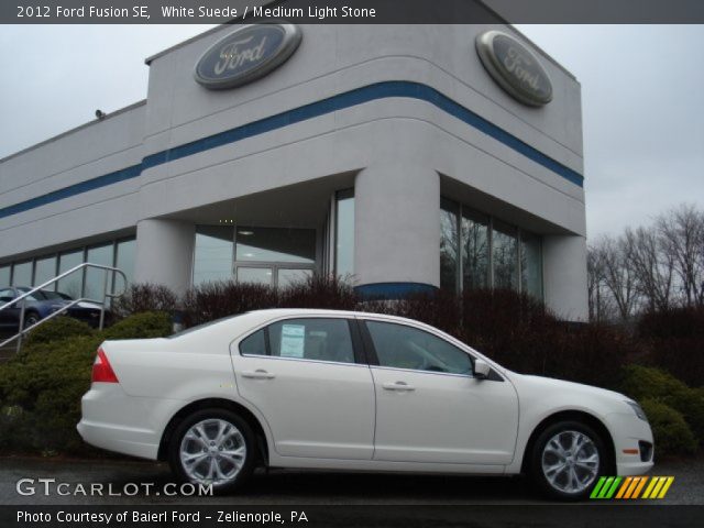 2012 Ford Fusion SE in White Suede
