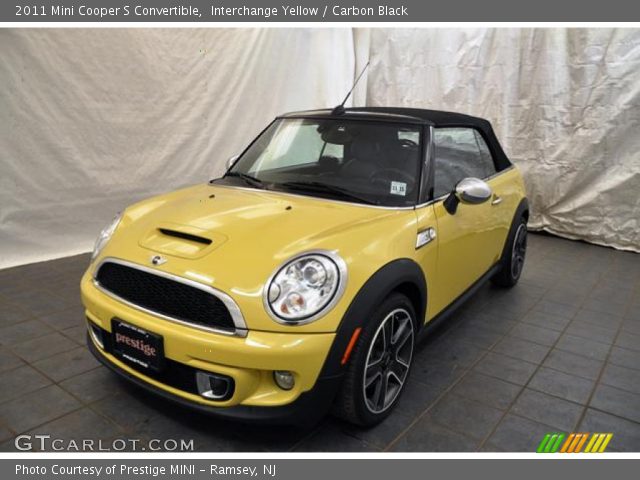 2011 Mini Cooper S Convertible in Interchange Yellow