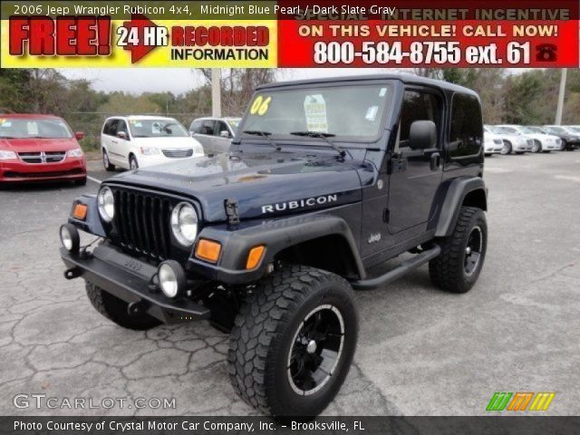 2006 Jeep Wrangler Rubicon 4x4 in Midnight Blue Pearl