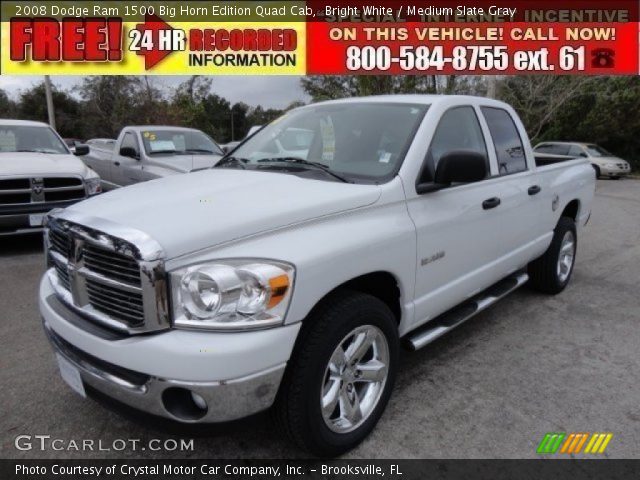 2008 Dodge Ram 1500 Big Horn Edition Quad Cab in Bright White