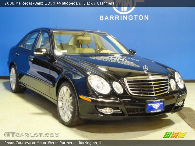 2008 Mercedes-Benz E 350 4Matic Sedan in Black