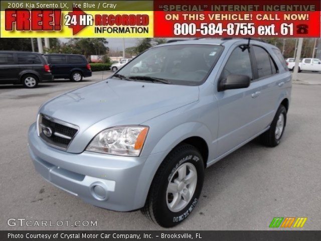 2006 Kia Sorento LX in Ice Blue
