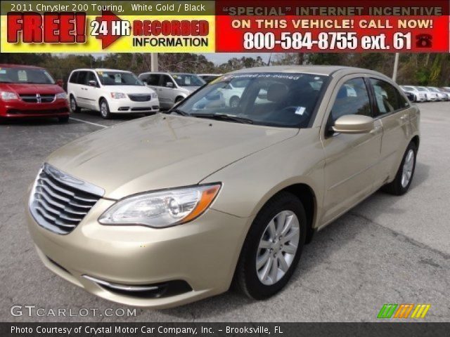 2011 Chrysler 200 Touring in White Gold