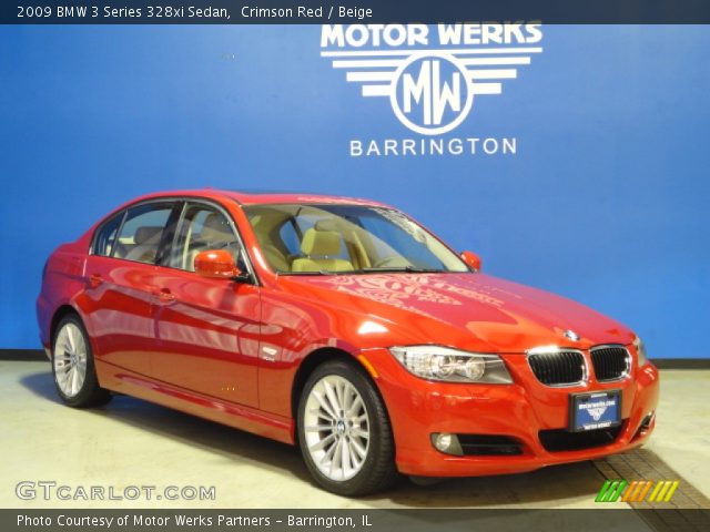 2009 BMW 3 Series 328xi Sedan in Crimson Red