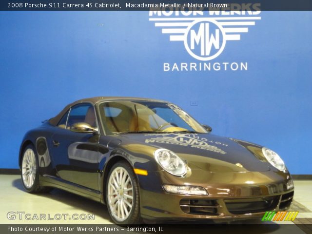 2008 Porsche 911 Carrera 4S Cabriolet in Macadamia Metallic