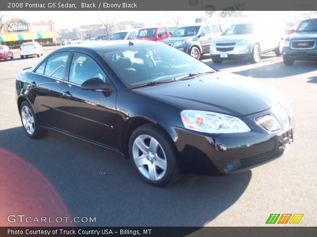 2008 Pontiac G6 Sedan in Black