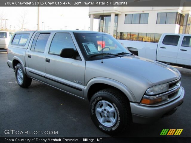 2004 Chevrolet S10 LS Crew Cab 4x4 in Light Pewter Metallic