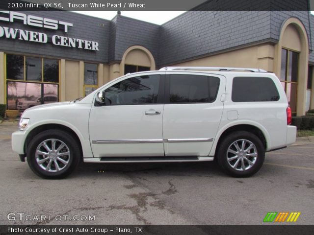 2010 Infiniti QX 56 in Tuscan White Pearl