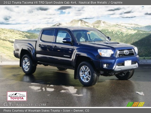 2012 Toyota Tacoma V6 TRD Sport Double Cab 4x4 in Nautical Blue Metallic