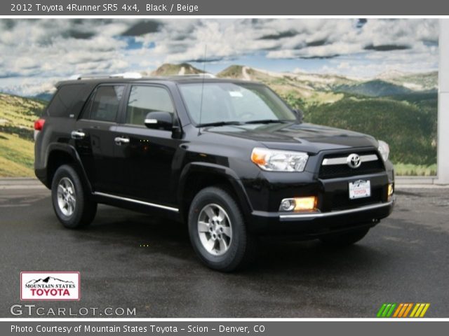 2012 Toyota 4Runner SR5 4x4 in Black