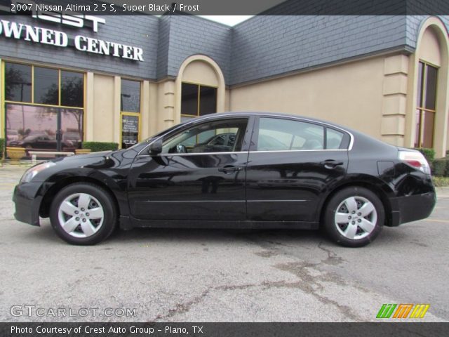 2007 Nissan Altima 2.5 S in Super Black