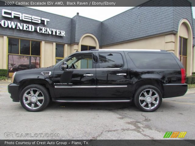 2007 Cadillac Escalade ESV AWD in Black Raven