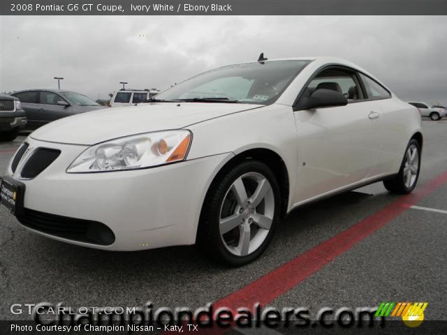 2008 Pontiac G6 GT Coupe in Ivory White