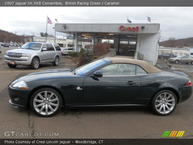 2007 Jaguar XK XK8 Convertible in British Racing Green