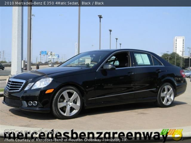 2010 Mercedes-Benz E 350 4Matic Sedan in Black