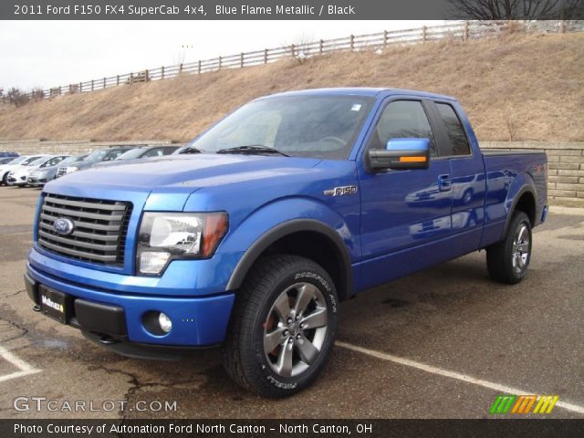 2011 Ford F150 FX4 SuperCab 4x4 in Blue Flame Metallic