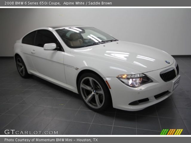 2008 BMW 6 Series 650i Coupe in Alpine White