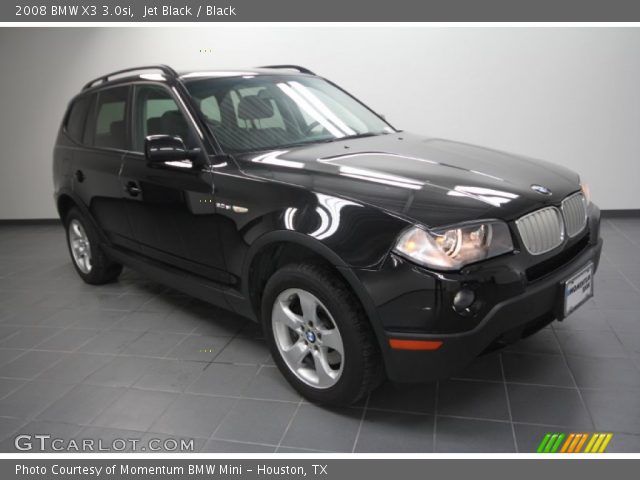 2008 BMW X3 3.0si in Jet Black