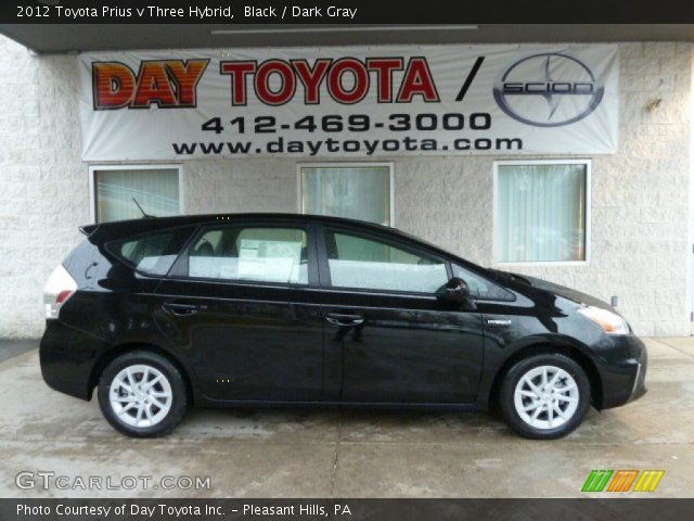 2012 Toyota Prius v Three Hybrid in Black