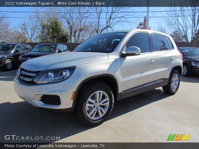 2012 Volkswagen Tiguan S in White Gold Metallic