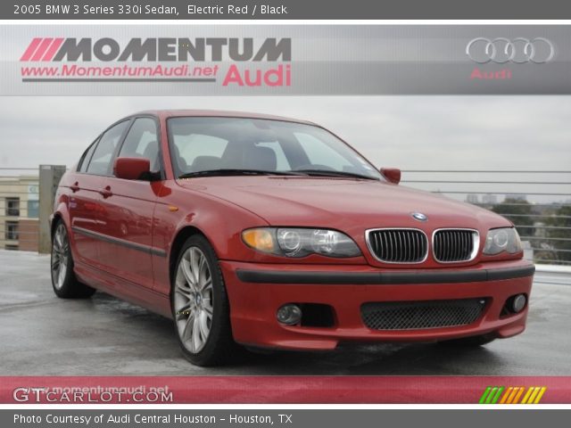 2005 BMW 3 Series 330i Sedan in Electric Red